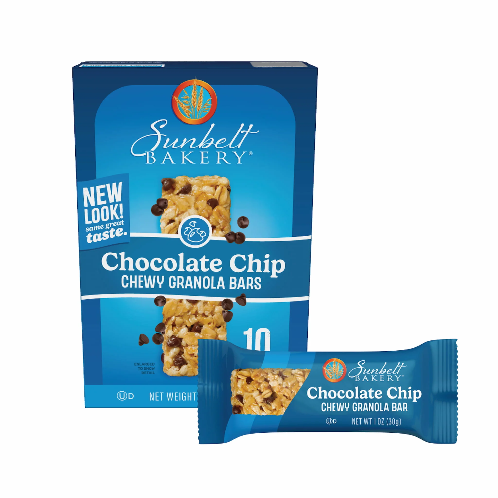 Chocolate Chip Chewy Granola Bars