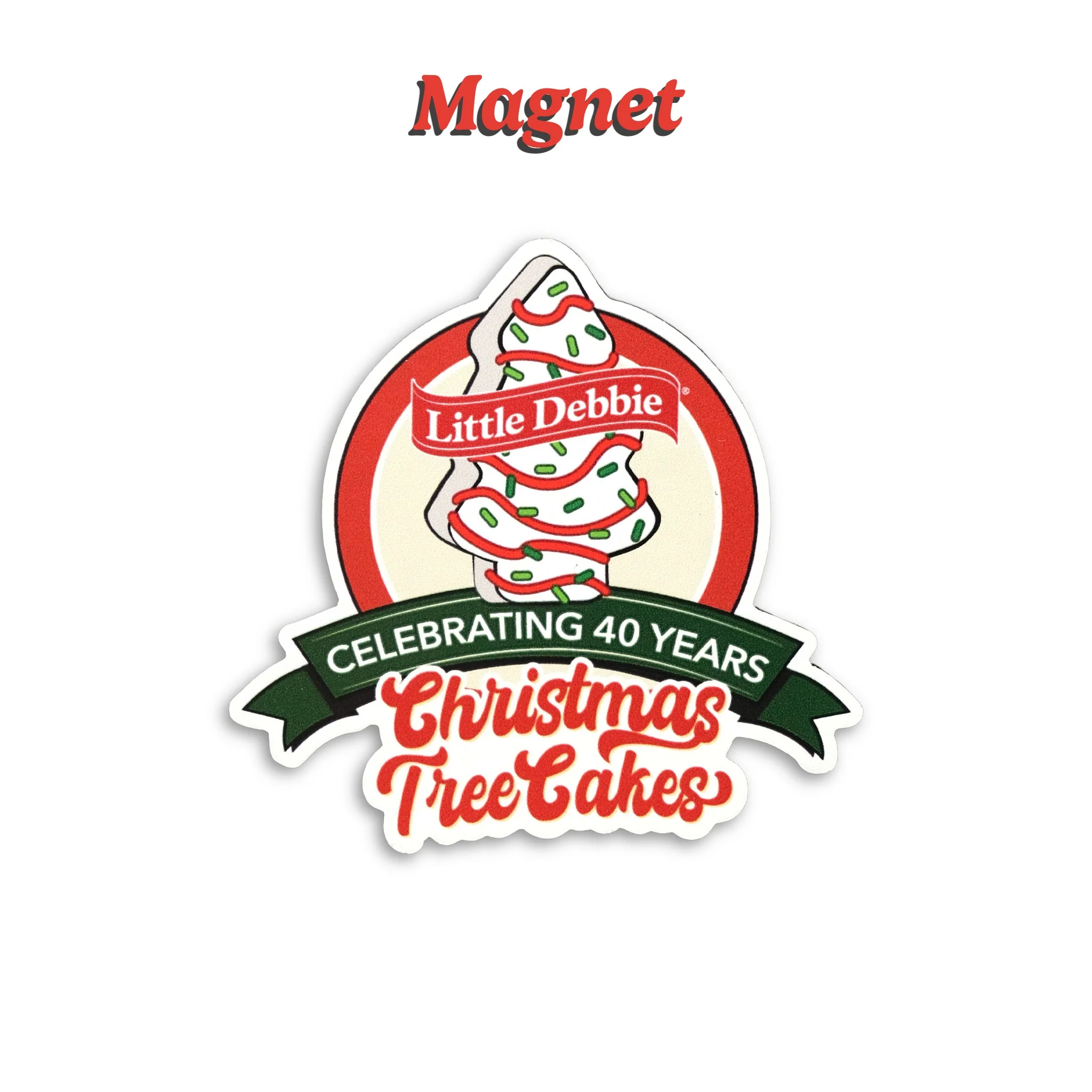 Christmas Tree Cakes 40th Anniversary Magnet