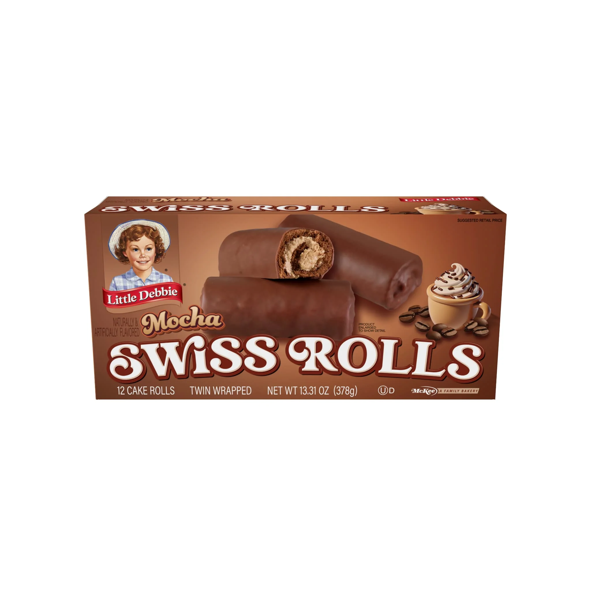 Mocha Swiss Rolls
