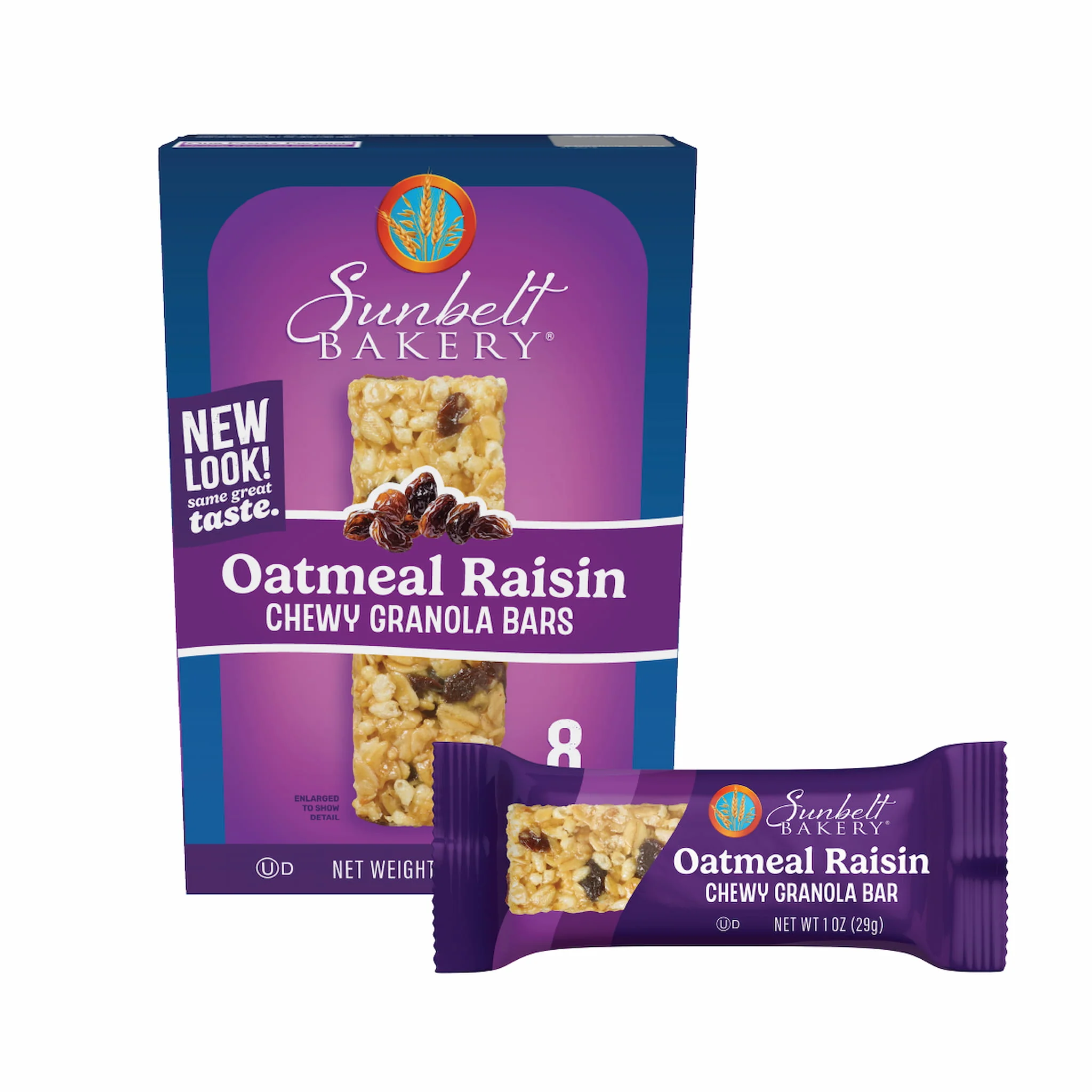Oatmeal Raisin Chewy Granola Bars